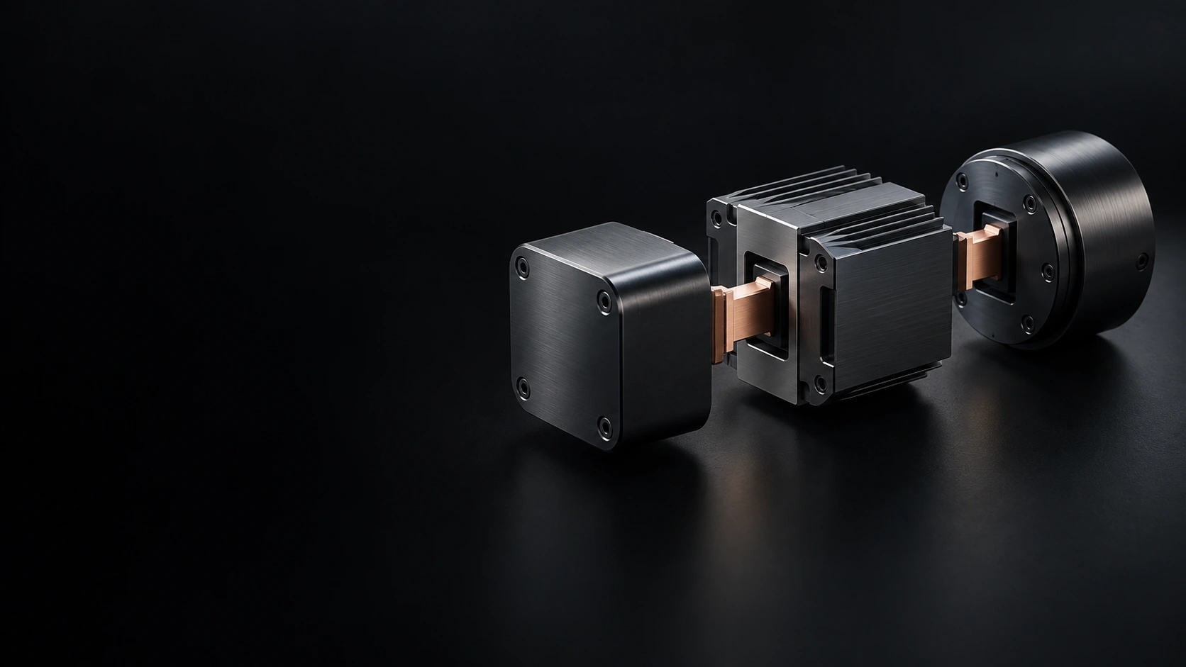 Concept artwork: different precision modules connected through a shared interface