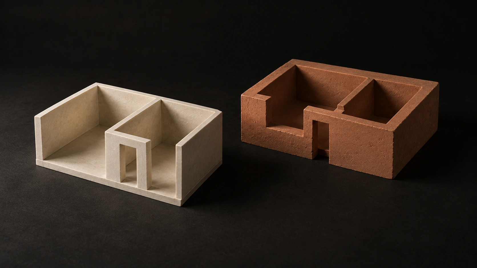 Similar geometry can carry different meaning.